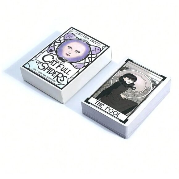 Cat Full of Spiders Christina Ricci's Tarot Deck NWT - Picture 3 of 7